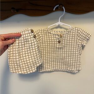 Snug beige gauze set